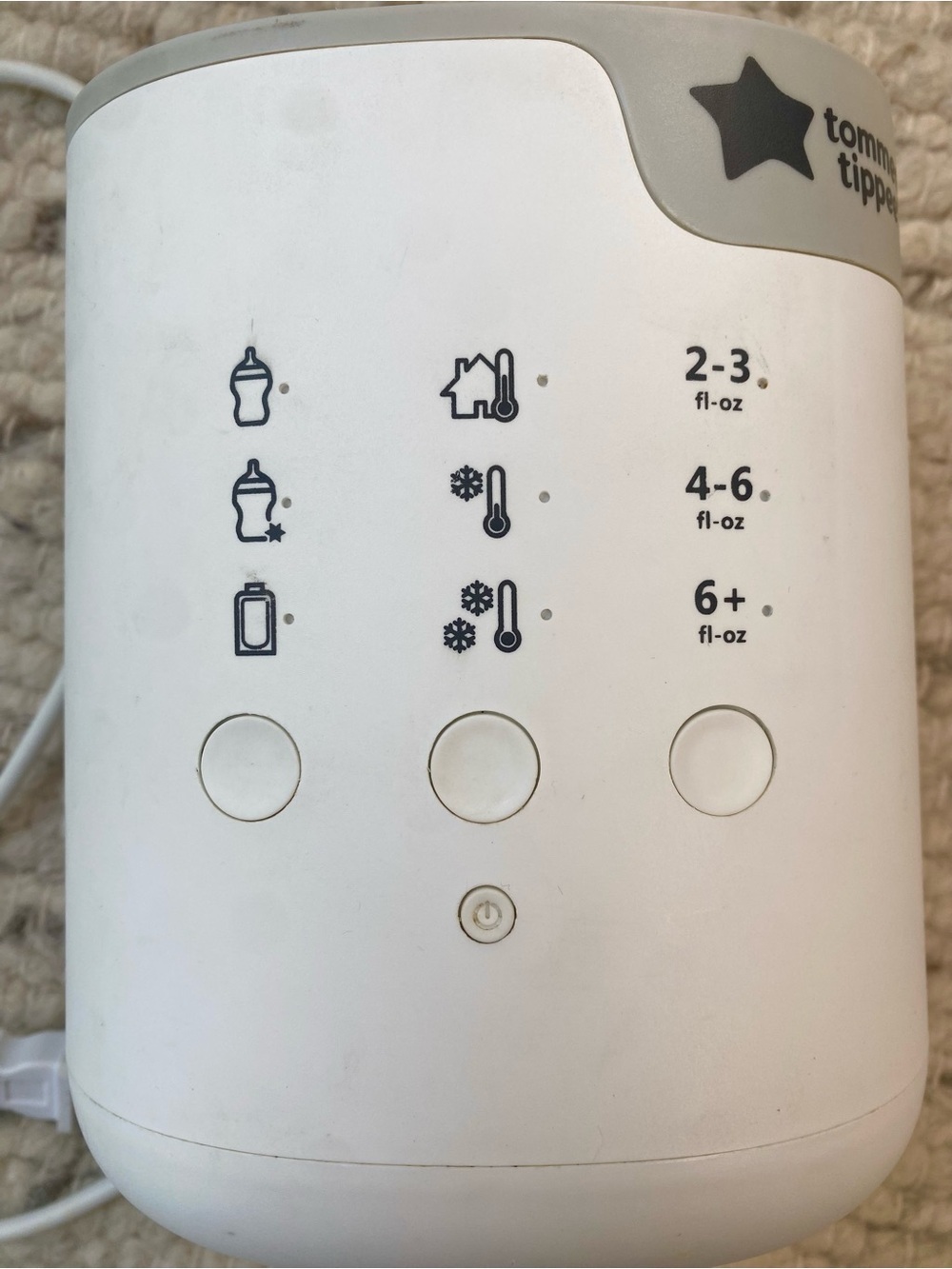 Tommee Tippee Multiwarm Intuitive Bottle Warmer Model 1148 in White and Gray - Picture 2 of 7
